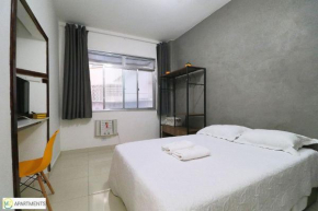 Studio silencioso, estiloso e com otima localização em Copacabana